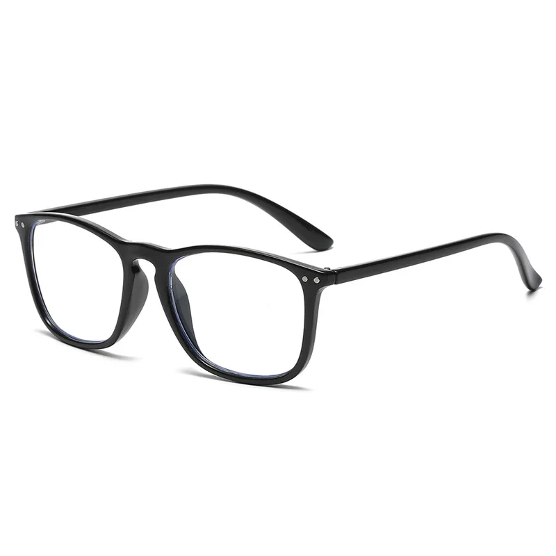 Classic Cheap Plastic Square Frame Glasses Blue Light Blocking Eye Glasses Frames Men