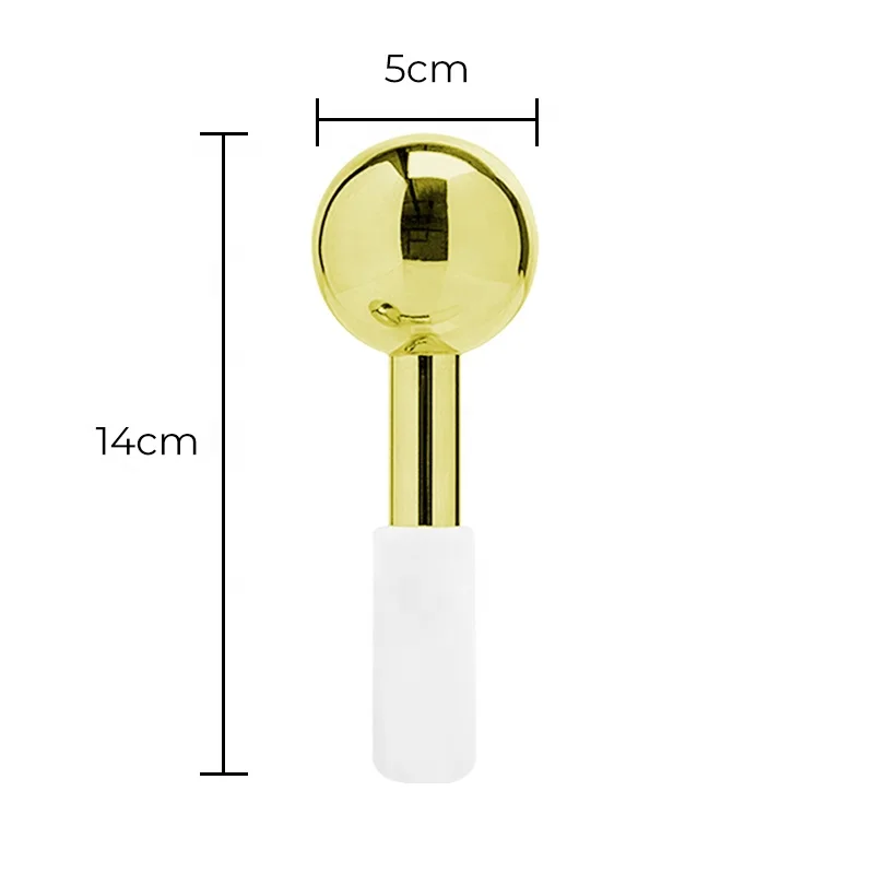Freezing Ice Roller For Facial Skin Cooling Full Face Lifting Cyro Cooling Facial Sticks Skin Tighten Roller Globes For Face