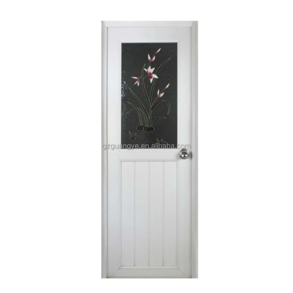 Factory Wholesale Cheap modern mdf pvc bathroom flush door interior pvc door upvc door for house