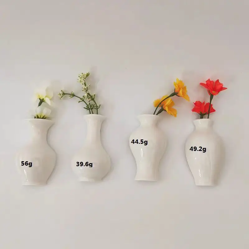 Mini Ceramic Fridge Magnet with Custom Logo Country-Style Souvenir Plant Magnetic Sticker for Home Decoration Medium Size