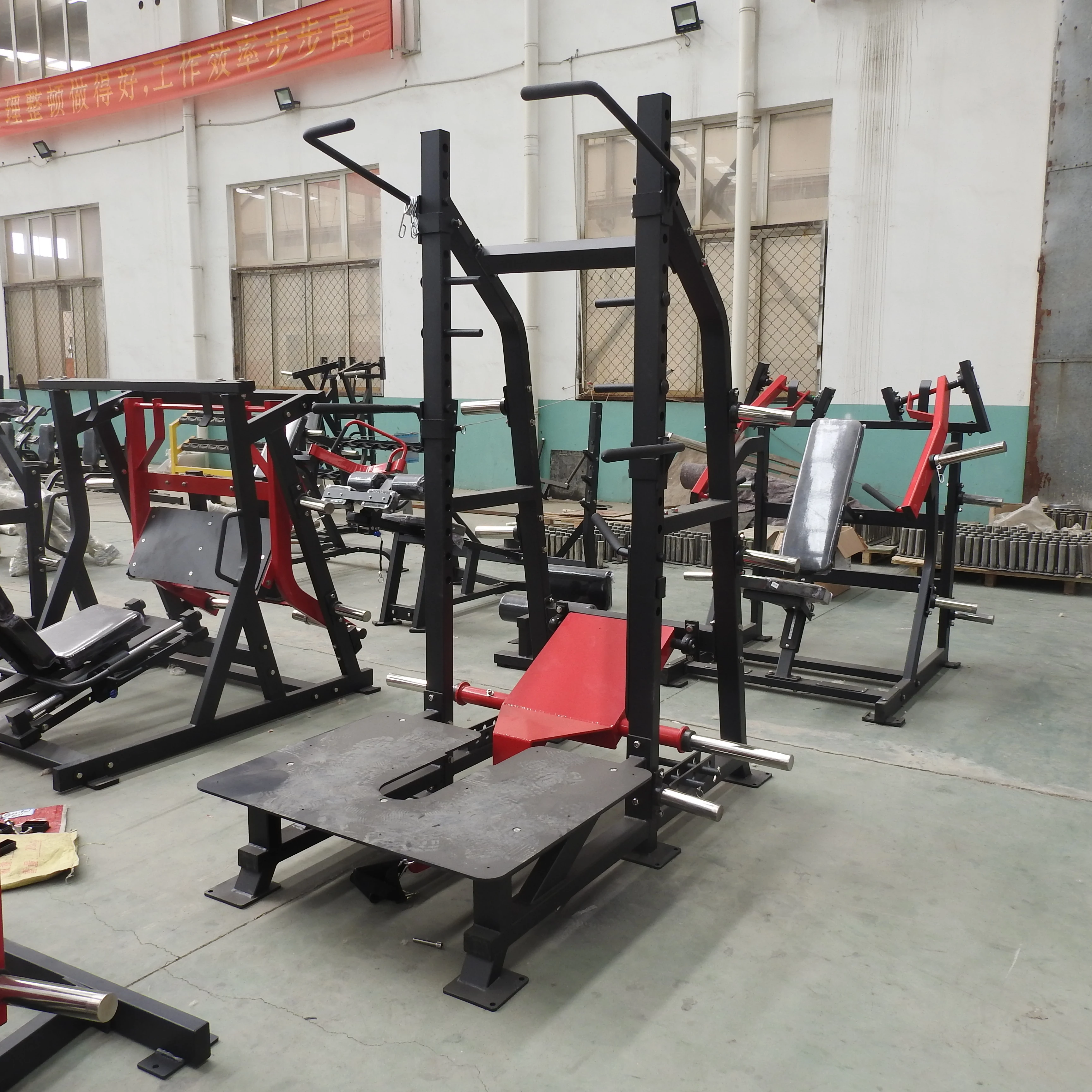 Fitness Equipment Plate Loaded Hip Belt Squat Machine Pit Shark Short Frame Belt Squat Body Weight Machine