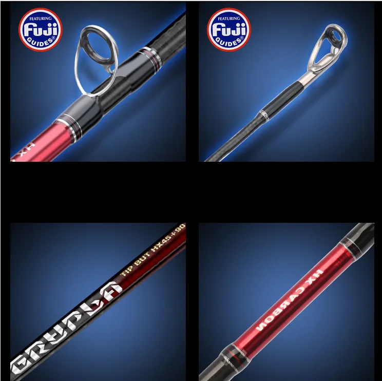 Alpha Pesca 2 section Fishing Rod Carbon Tip Butt  Spinning Fishing Rod with Fuji Guide Stock available