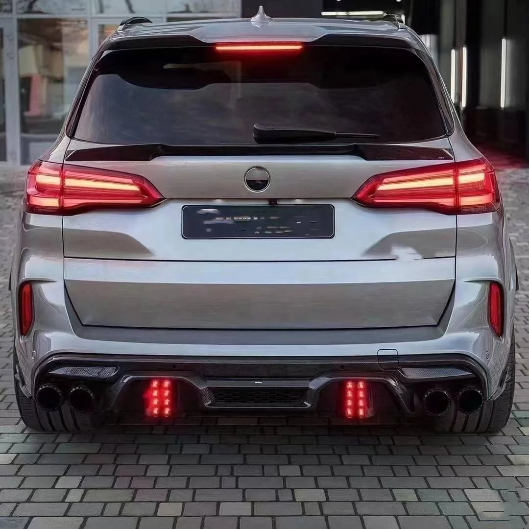BETTER High Quality carbon fiber bodykit For Bmw X5 F95 Upgrade LARTE style Front Lip Rear Diffuser Side Skirt Hood Top Wing