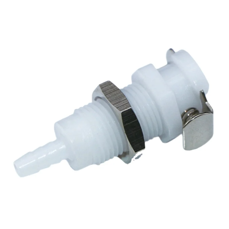 Water Quick Connect Hose Coupling Shut Off Open Flow Panel Mount Bulkhead Quick Coupler Pipe Fitting CPC Quick Connector