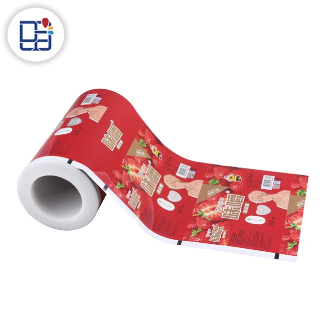 
Dried Food Sachet Heat Resistant Plastic CPP Aluminum Foil Food Packaging Bag Film For Automata 