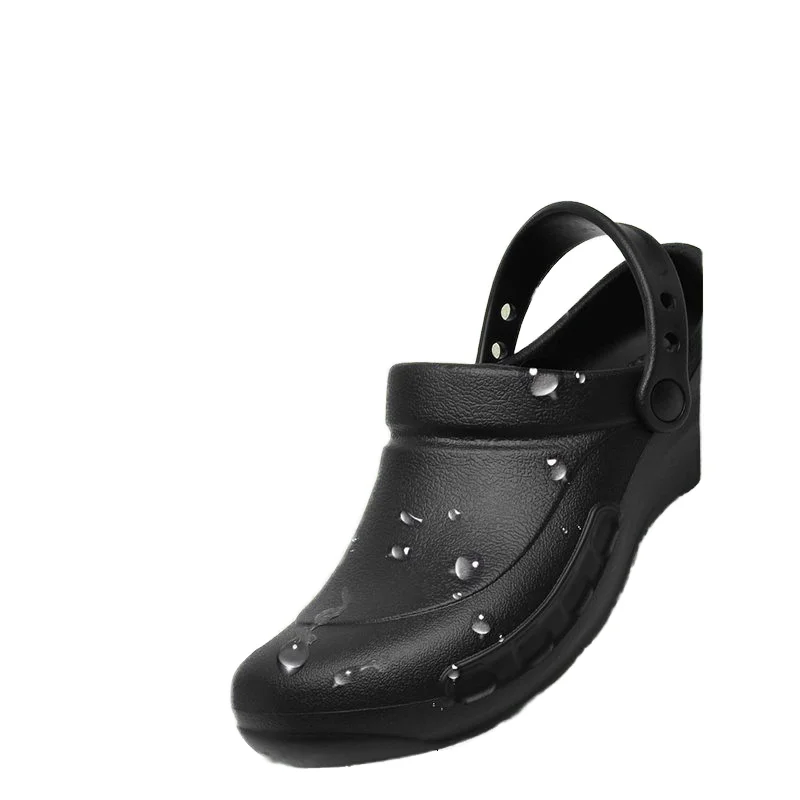 Made in China fashion design durable kpu upper breathable anti slip cheap price safety shoes chef working oil resistance shoe