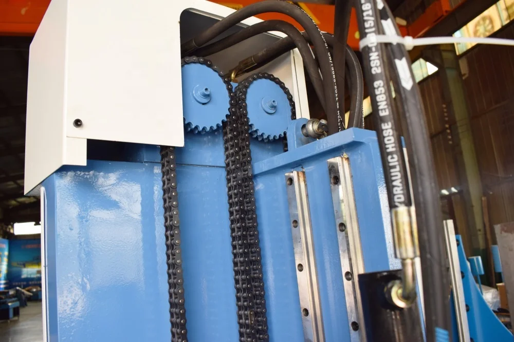 Hydraulic duck seam locker closer making machine air condition duct seam closer hvac duct duct folding machine display