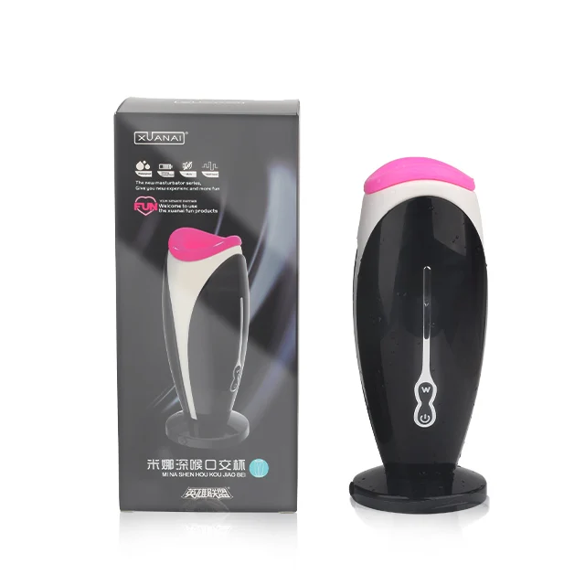 Male Masturbator Cup Real Mouth Vagina Sucking masturbation device automatic Powerful Sex Machine Sex Toys for Man