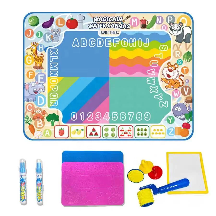 Magic Water Painting Mat for Kids Toys Color Magic Water Canvas Aqua Doodle Drawing Mat For Christmas Gift