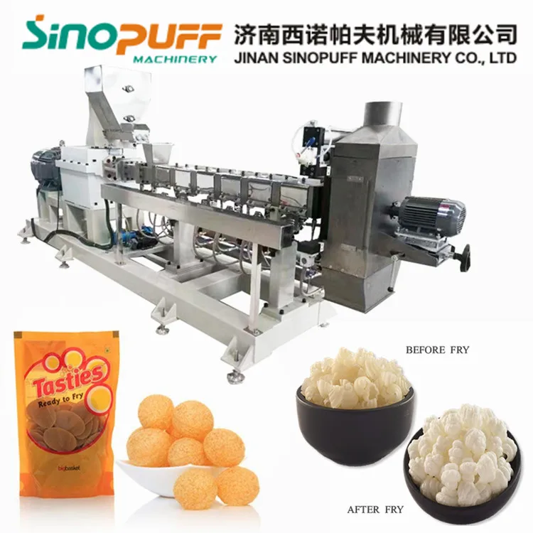 2d & 3d snack  pallet frying fryer processing line