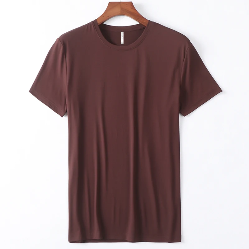 
wholesale cheap round neck moisture wicking polyester spandex elastic plain short sleeve t-shirt 