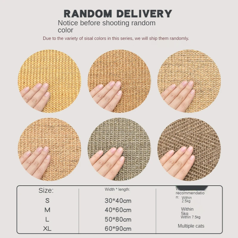 Sofa Mat Cat Scratching Board Protector Sisal Cat Scratching Board Nail Sharpening Scratching Board Cat Toys