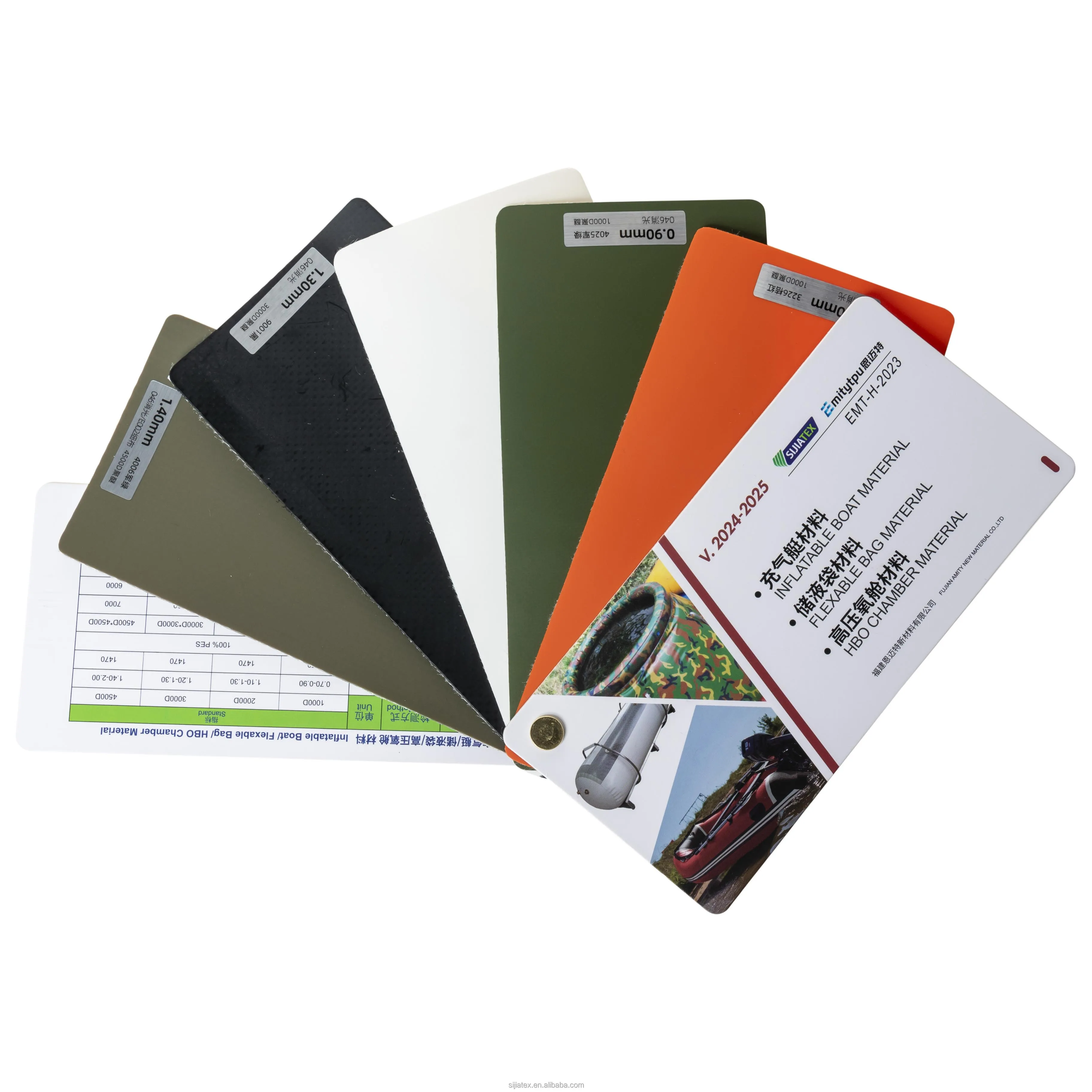 TOPAZ 4500D high strength PVC /TPU laminated fabric for Fuel Bladder Soft Gas Tank oil bag