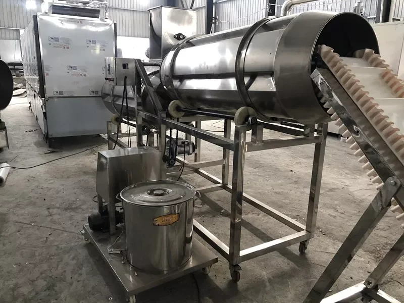 fried snack extruder fried food production line