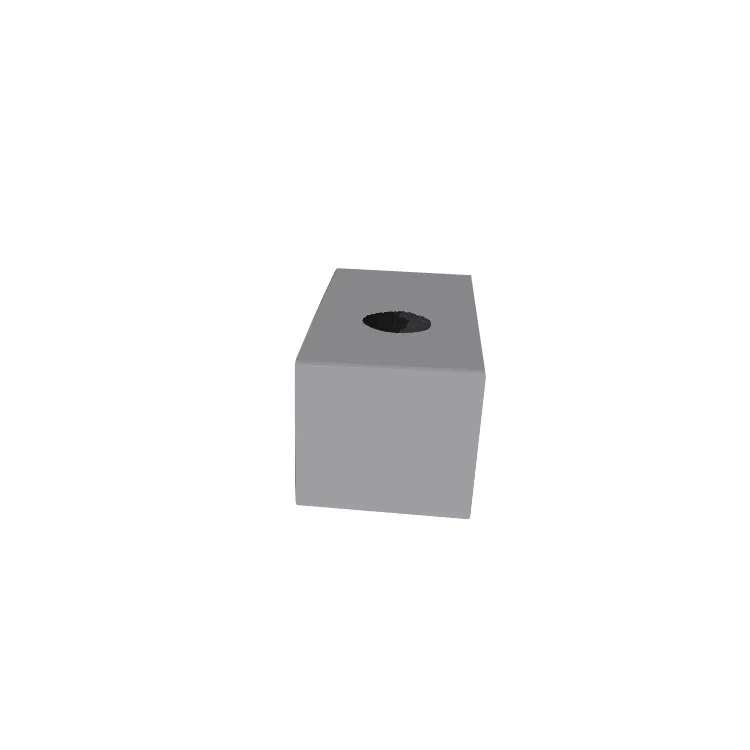 powder metallurgy sintered metal steel block tea packaging machine parts oblique iron block