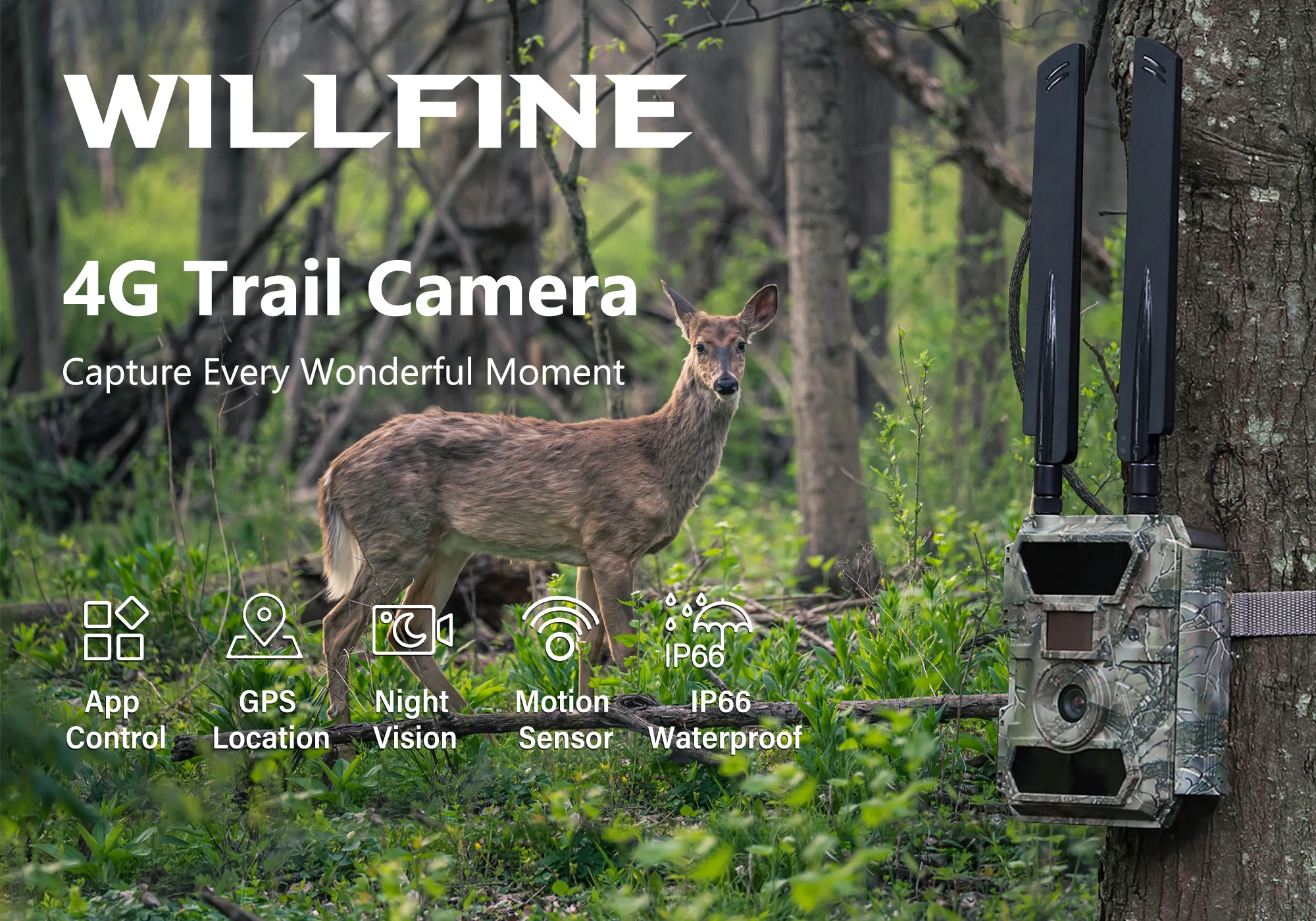 Outdoor 4g solar trial camera wildcamera met nachtzicht lte trailcamera hunting trail camera