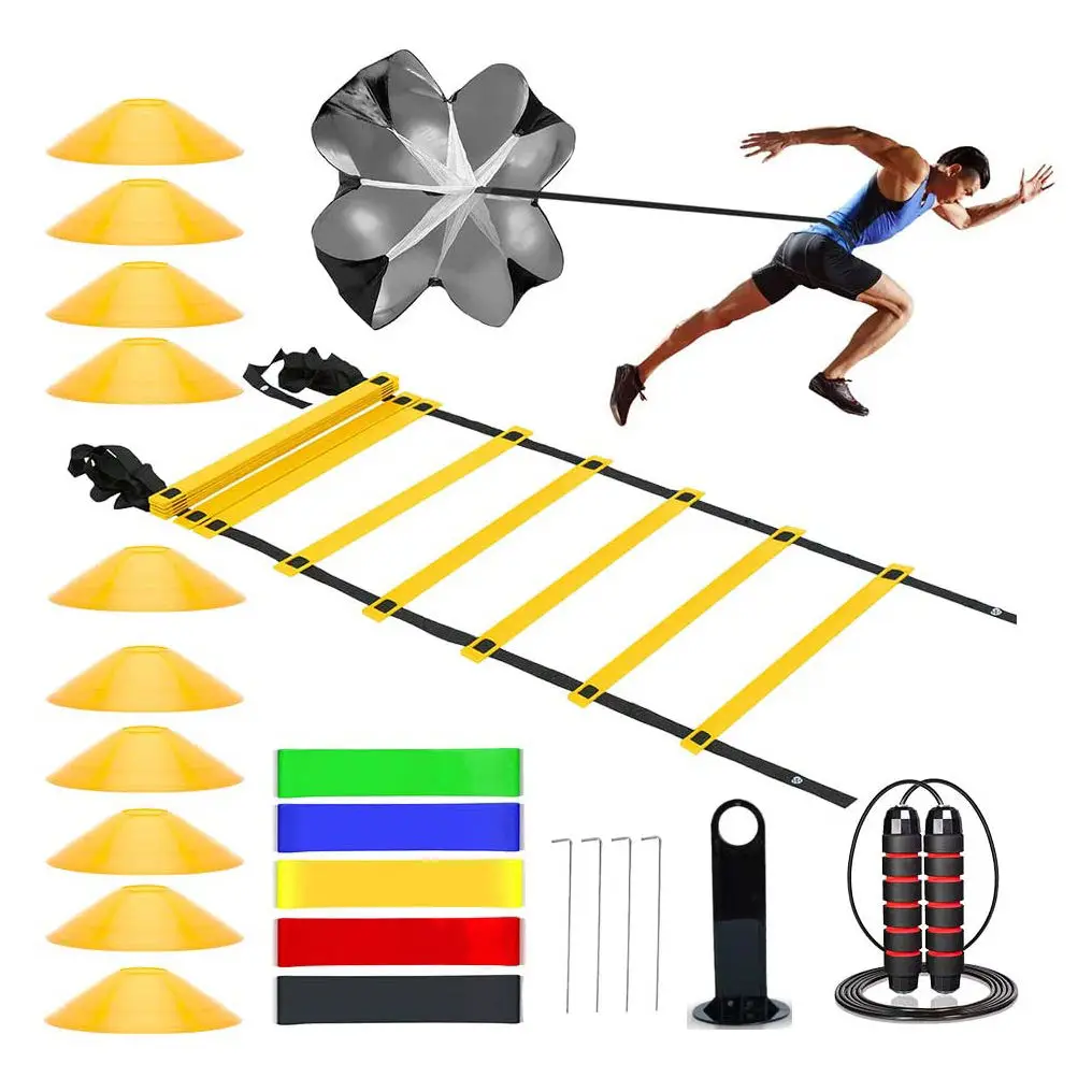 Agility Ladder Speed Training Equipment Football Training Equipment With Hurdles Cones