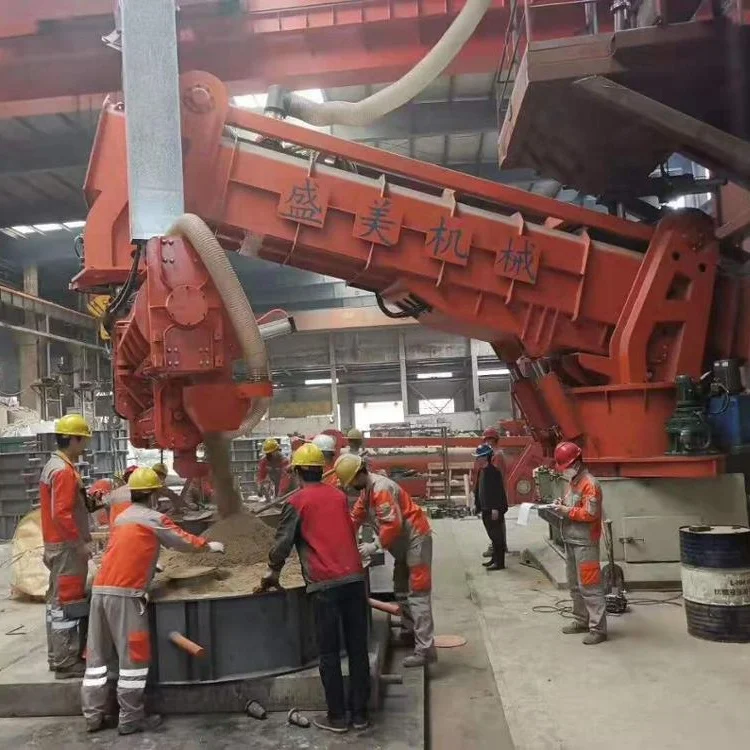 Удивительная линия по производству полимерных пескоструйных смесителей с двойным рычагом