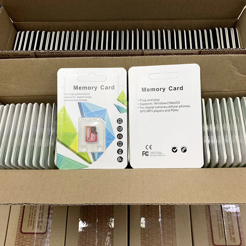 Ceamere Three Colors Pattern Wholesale 512GB Micro TF Cards Memory Kort Price 16GB 32GB 128GB 256GB 512GB Cartao De Memoria