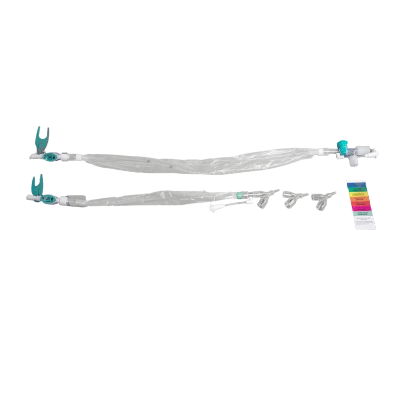 TUORen медицинский одноразовый закрытый всасывающий катетер для респираторной терапии