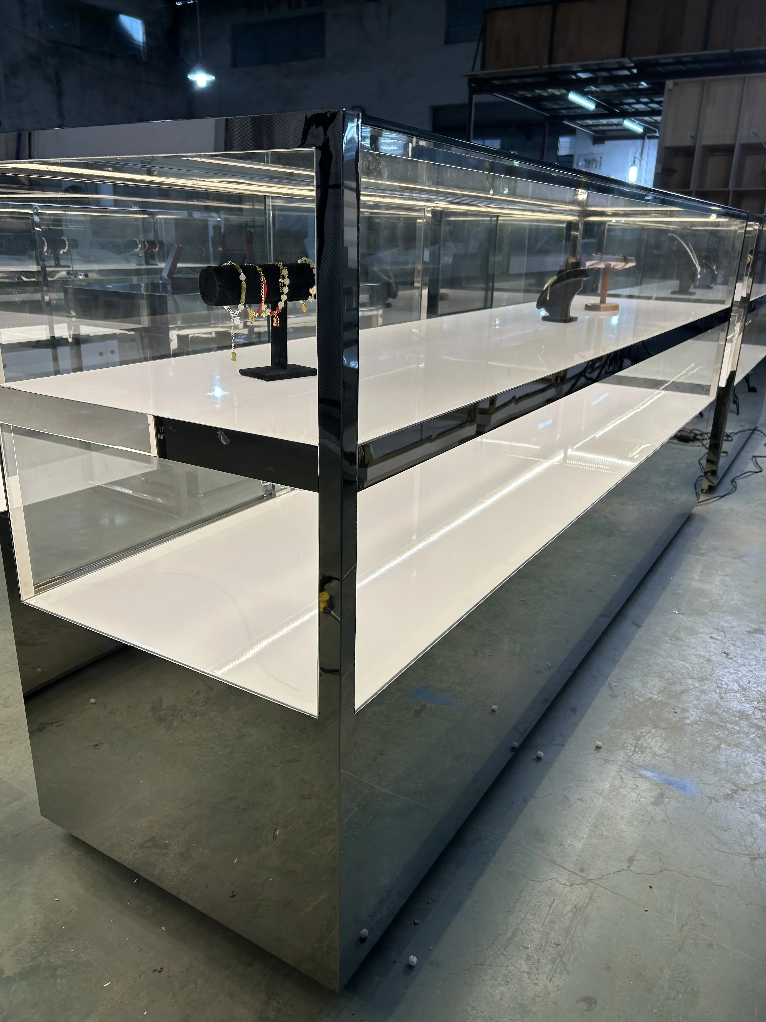 Fashion  jewelry displays for store luxury jewelry store display counter