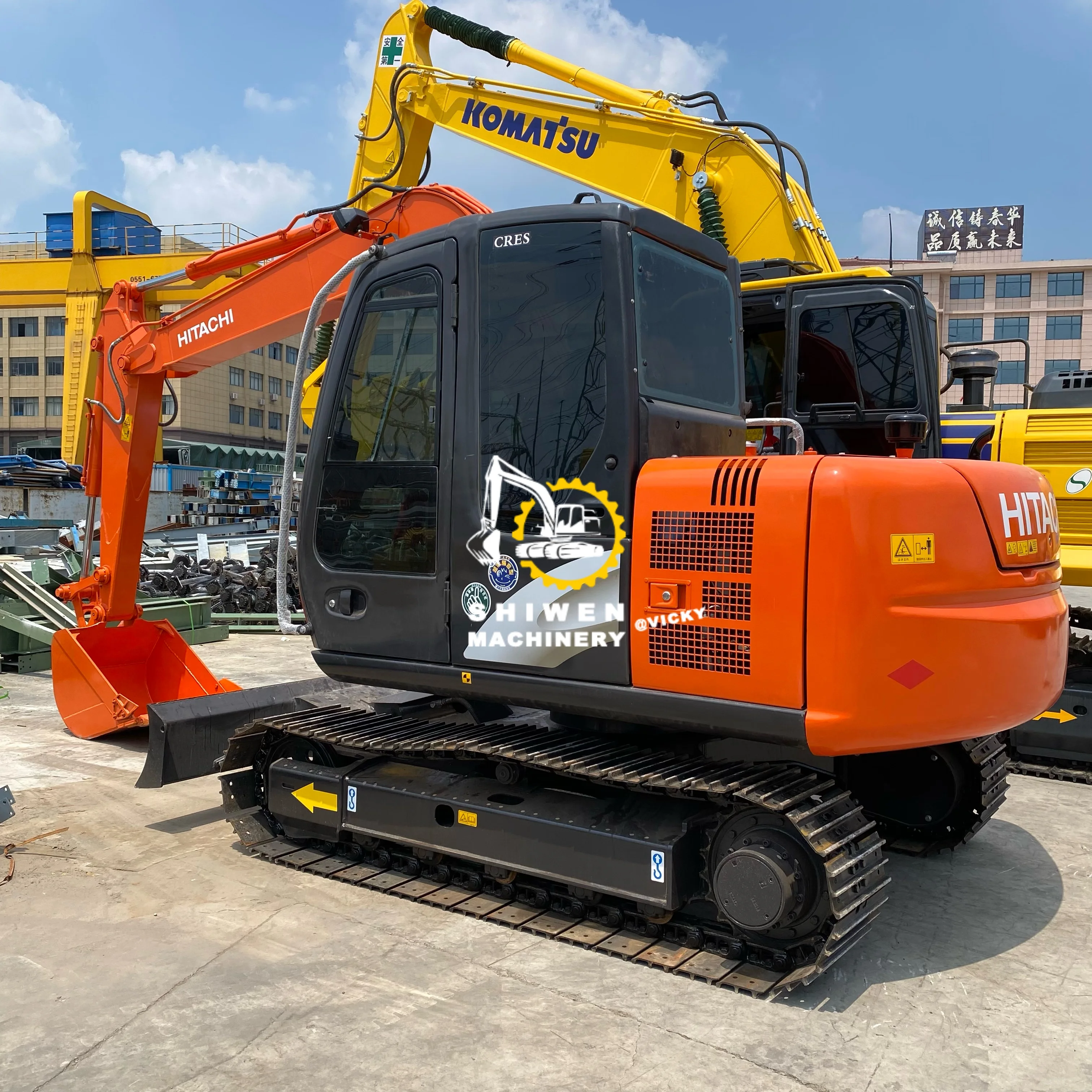 Used Hitachi ZAXIS 70 mini tracked digger, excavator mini Hitachi ZX70 ZX60 EX70 ZX120 excavadoras Hitachi ZAXIS 75 venta japon
