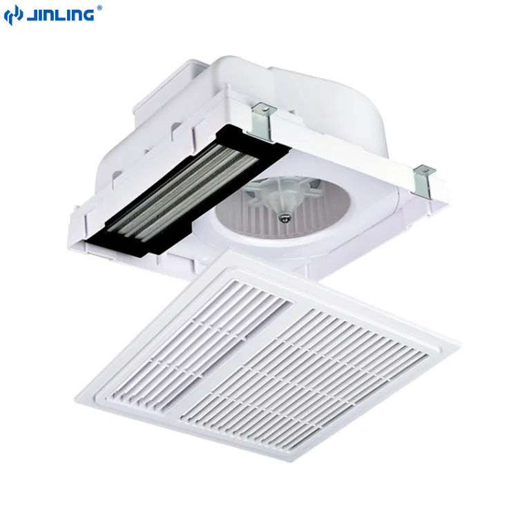 300x300mm Remoto Control PTC Ceiling Heater Cooling Bathroom Ceiling Heaters with Fan