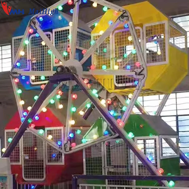 Carnival Game Kids Sightseeing Ferris Wheel Portable Trailer Mounted Mini Ferris Wheel For Sale