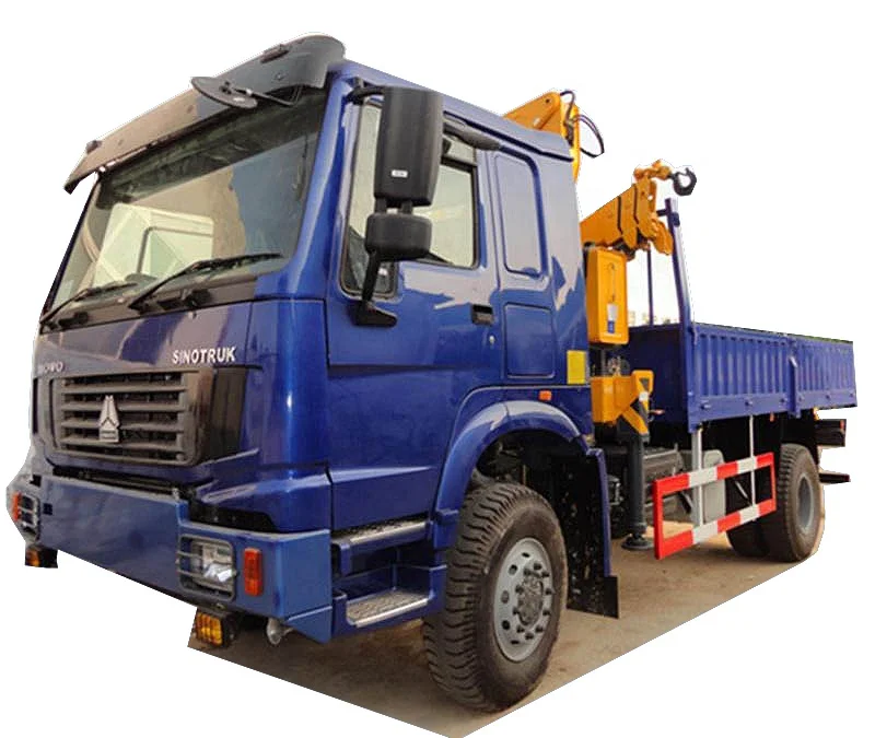 New Sinotruk Howo 4x4 внедорожных все колеса установленная тележкой складной кран