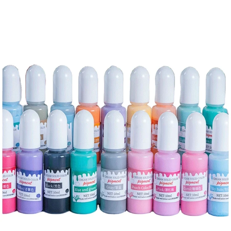 
Crystal Epoxy uv resin glue 24 colors solid color macaron cream color fine environmental protection 