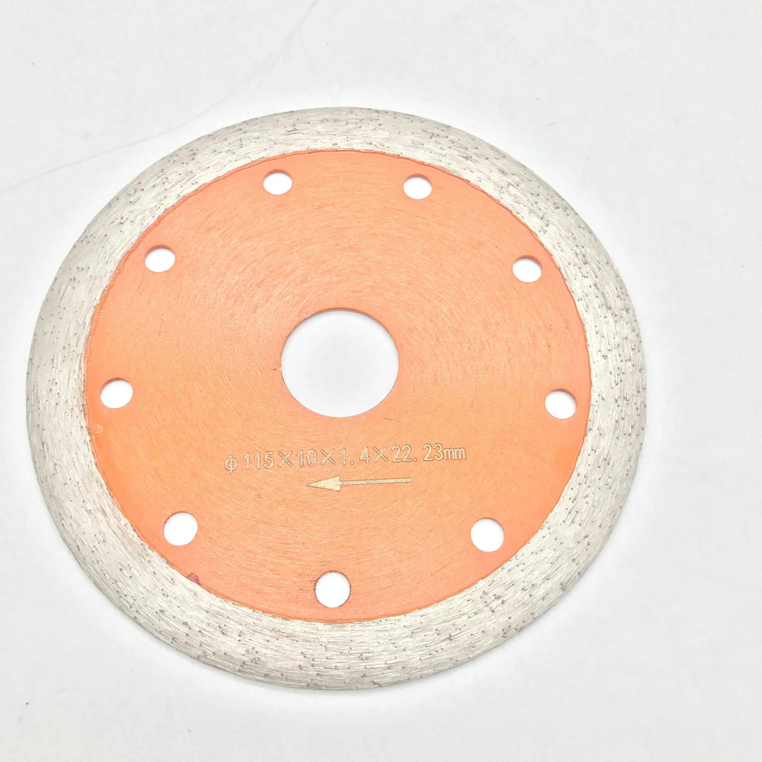 SHARPNESS Hot Press Orange Metal Cutting Blade/Wheel/Disc 125x1.4x22.23mm Max. Speed 12000RPM for Metal/Ceramic Cutting