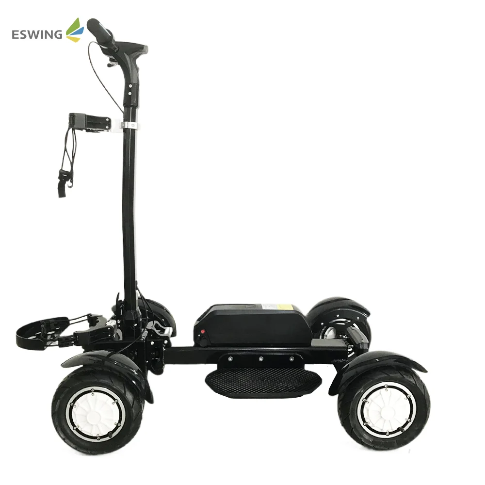 single seat electric golf cart 4 wheels motorized 2400W golf mobility scooter mini golf trolley for adults