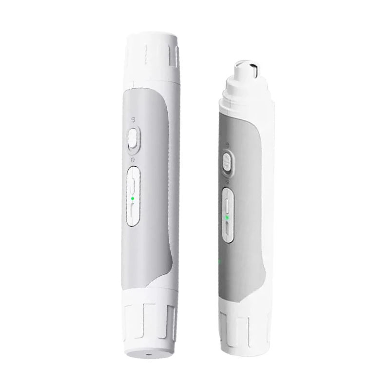 USB Charging Pet Quiet Cat Paws Nail Grooming Trimmer Tool 2 in 1 Nail Clippers Dog Nail Grinder Rechargeable