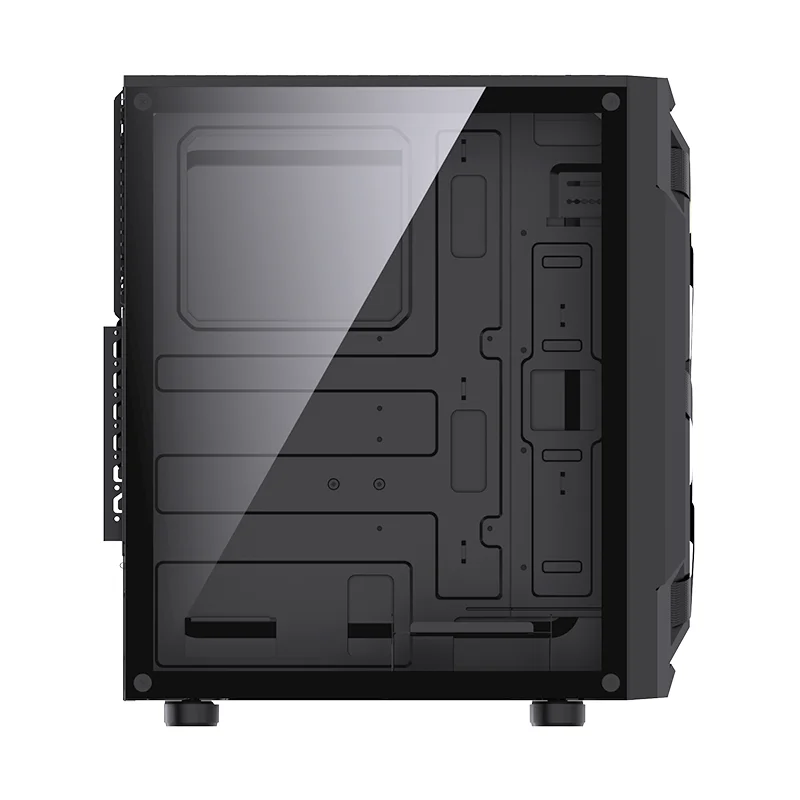 LOVINGCOOL 2025 Cheap Gaming Cases OEM M-ATX Computer Case ATX Power Supply PC Cabinet Tower Steel Plate PC Cases for Desktop