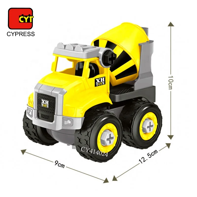2022 New Toys Truck 2 Model Assorted Cute Mini Take Apart Assembly Toy Truck For Kids