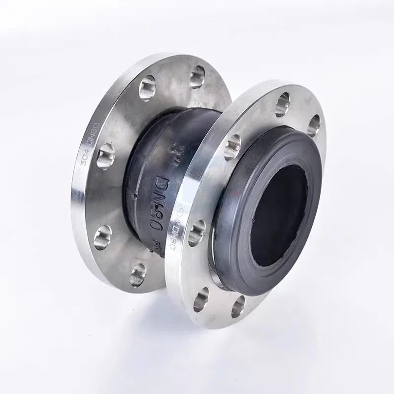 stainless steel 304 CF8 PN10 PN16 PN25 150lb Flange type rubber soft expansion joint