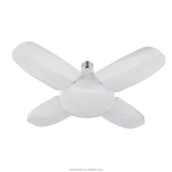 Led ceiling fan lamp four blade dark wood ceiling fan with light decorative lighting ceiling fan