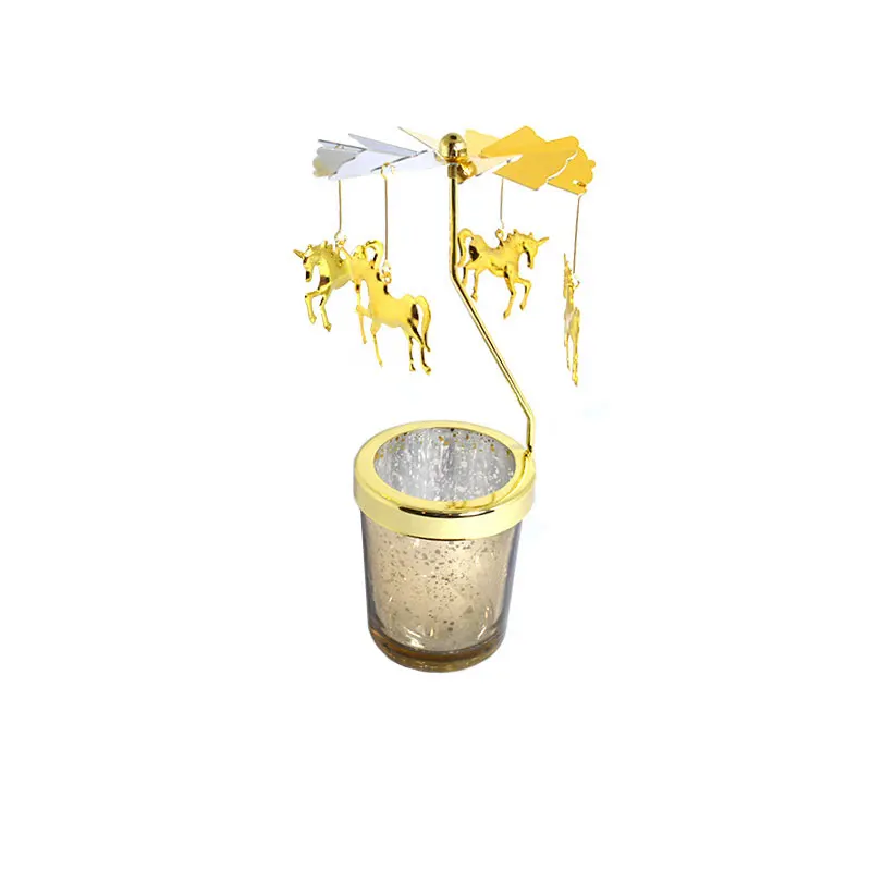  Modern luxury metal decorative bracket modern romantic aromatherapy candle