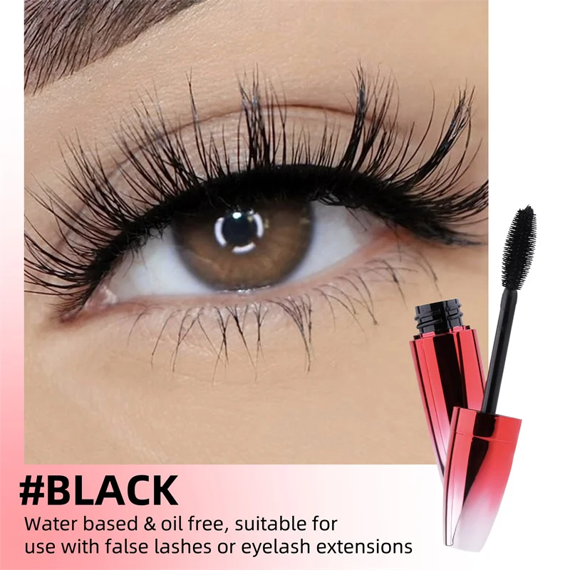 TY10 Long Lasting Lengthening Waterproof Thick Volume 4D High Impact Mascara With Private Label Printing Your Brand