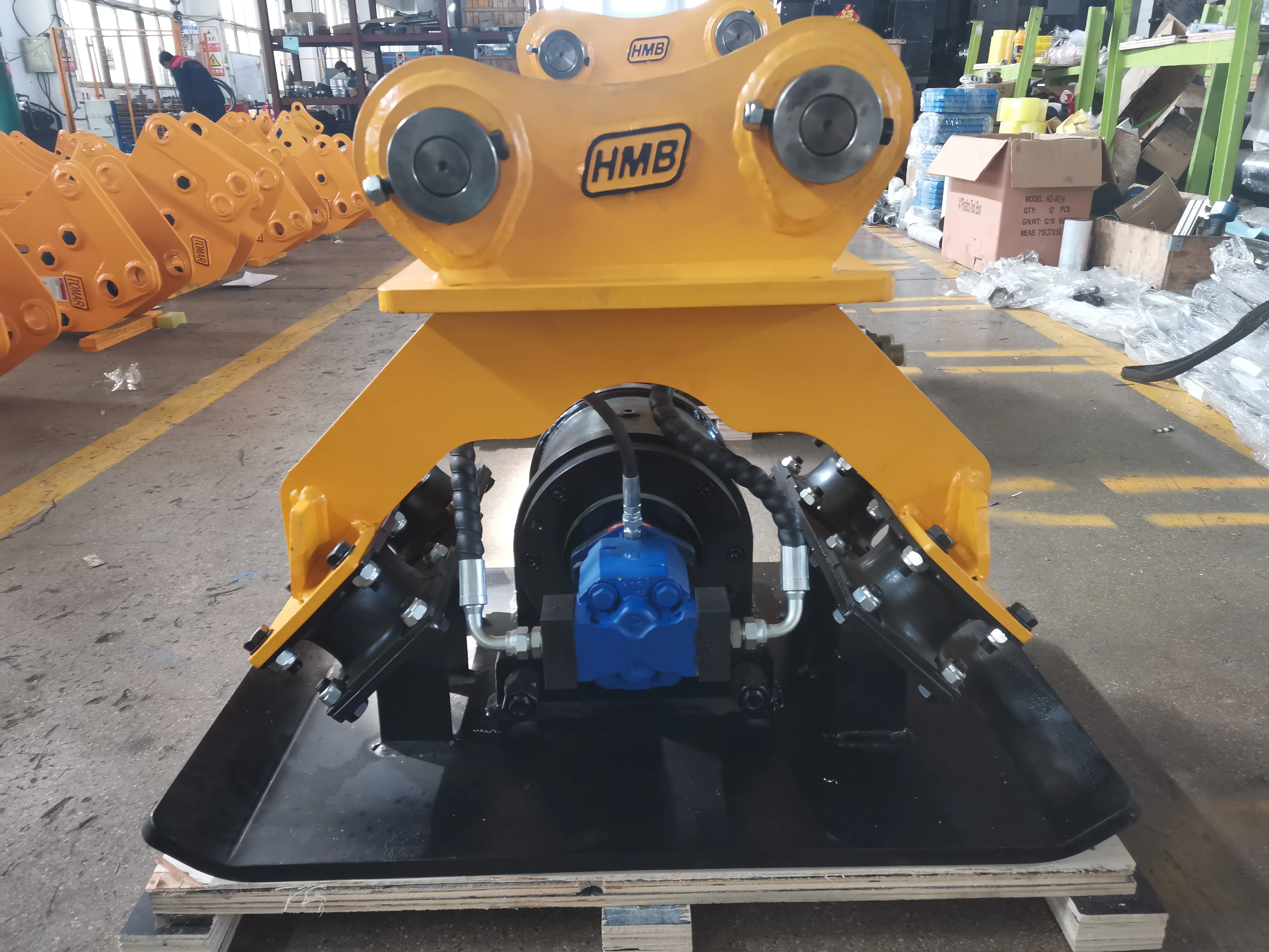 Mini Excavator Soil Vibrator Hydraulic Plate Compactor for excavator machinery