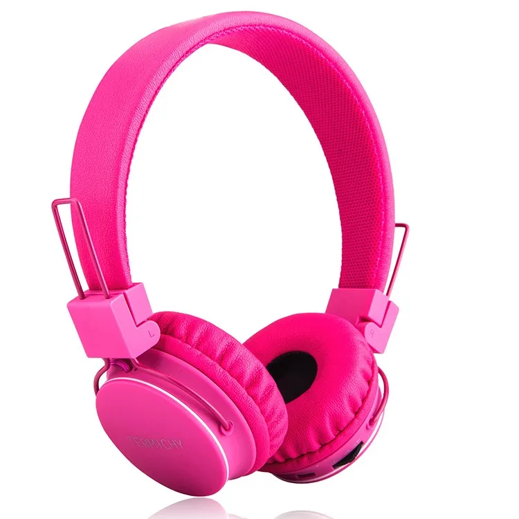 Termichy Kids Headsets FM Radio Wireless Volume Limited Headphones with TF Card Slot