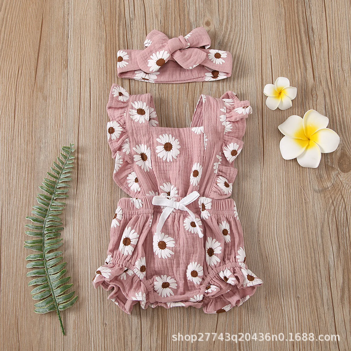 2021 Новинка для новорожденных; Для маленьких девочек с рюшами; Комбинезон низким вырезом на спине цветочным рисунком летний пляжный костюм комбинезоны повязкой голову комплект из 2 предметов одежда детей «Человек-паук»