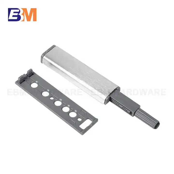 Touch Release Push Open Cabinet Door Latch Push-push Drawer Cabinet Latch Rubber Head and Magnetic Suction Head
