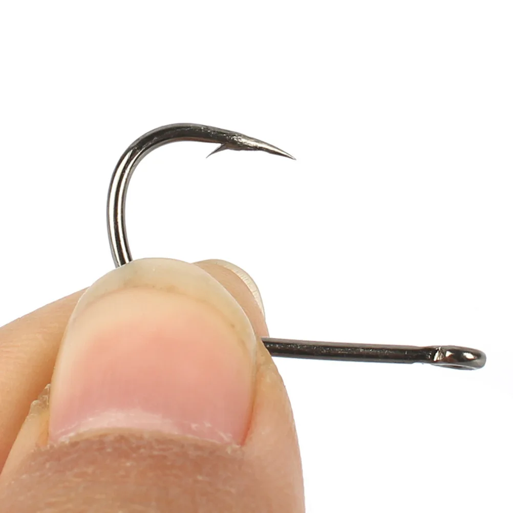Оптовая продажа Iseini Single Hook 300 шт./кор. набор рыболовных крючков с бородкой