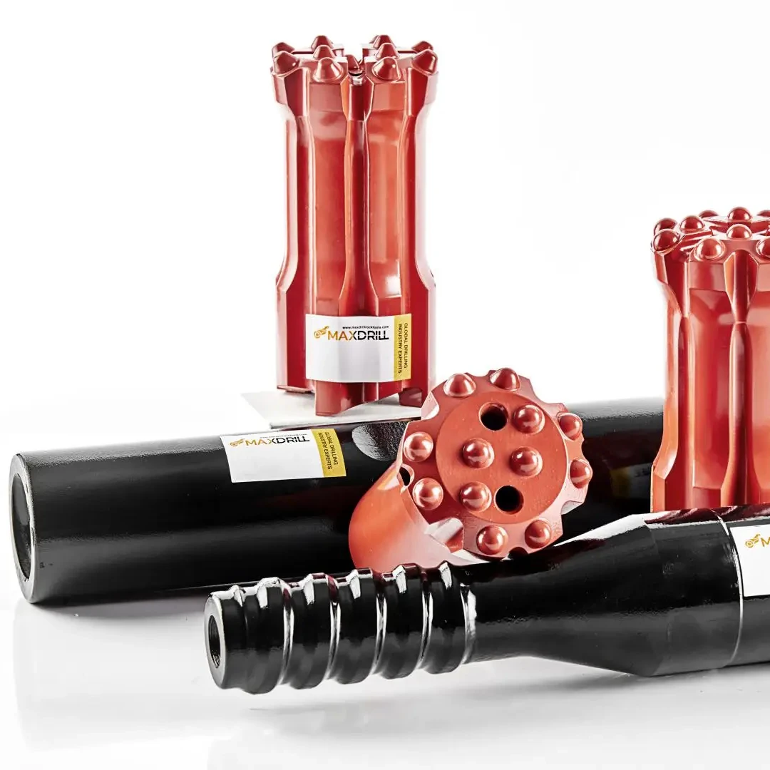 Maxdrill Top hammer guide tube MF rod for T51 Length 1525-3660mm for Bench and long hole drilling