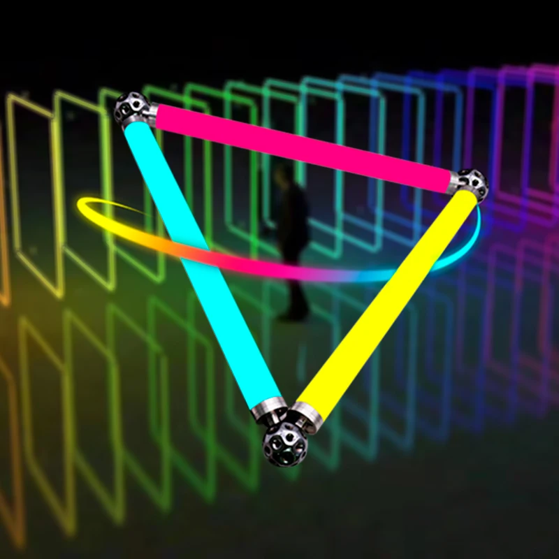 Программируемая светодиодная Пиксельная световая балка rgb 24 В постоянного тока 360 Световая трубка для сцены клуба и танцевальной