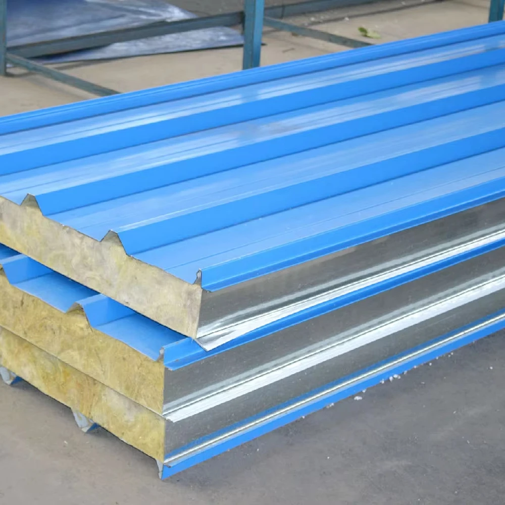 16Mm 20Mm 25mm roof wall Best Sell Thermal Insulation construction warehouse color steel eps pu foam sandwich panel sheet