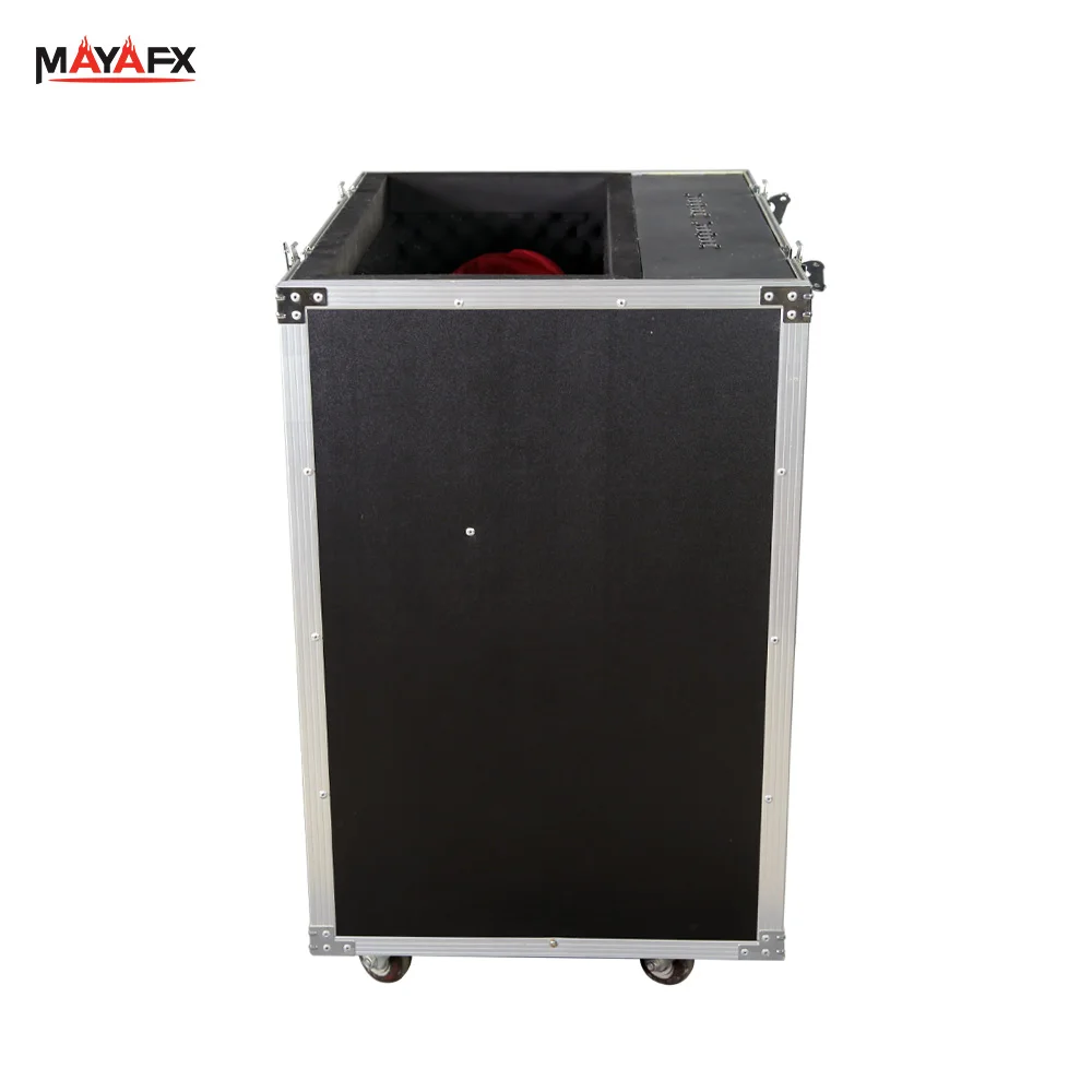 Super 6M Silk Cloth Fire Flame Light LED DJ Stage Disco Holiday  Blower 1.8m Red Electric Simulated Flame Effect Machine