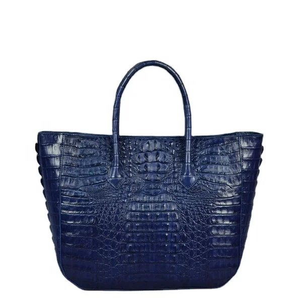 Handmade chic Crocodile lady large tote bags luxury leather handbags wholesale brand