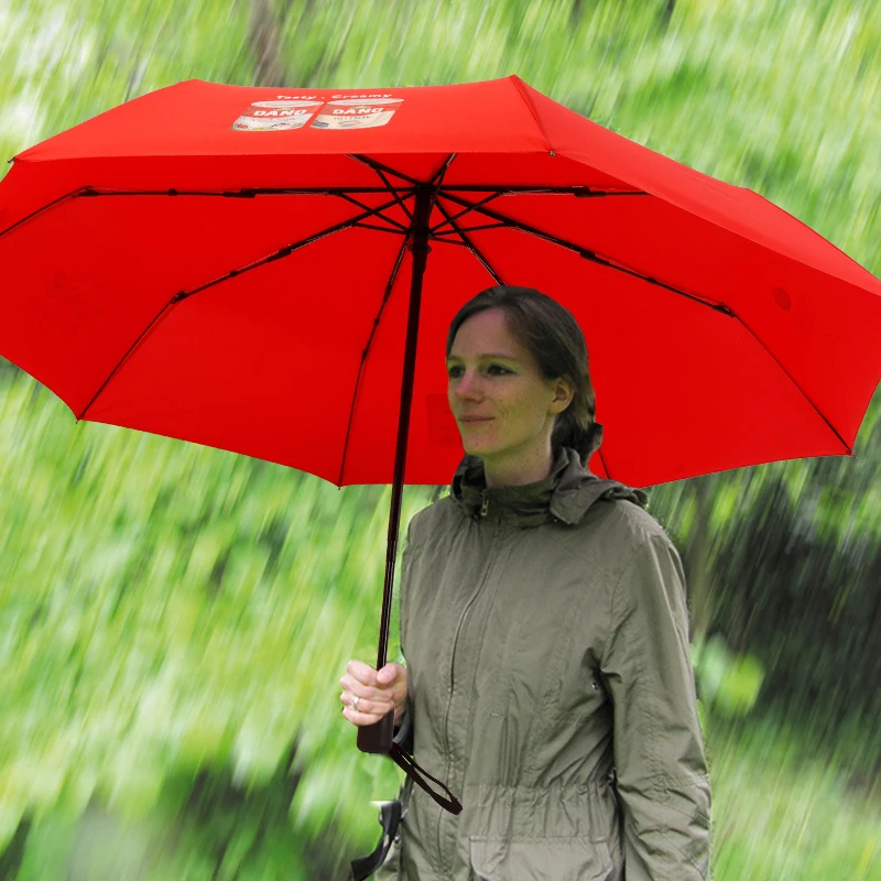 2024 Large Size Rainproof UV Proof Umbrella Wind Resistant Fully-Automatic Three Folding Umbrella